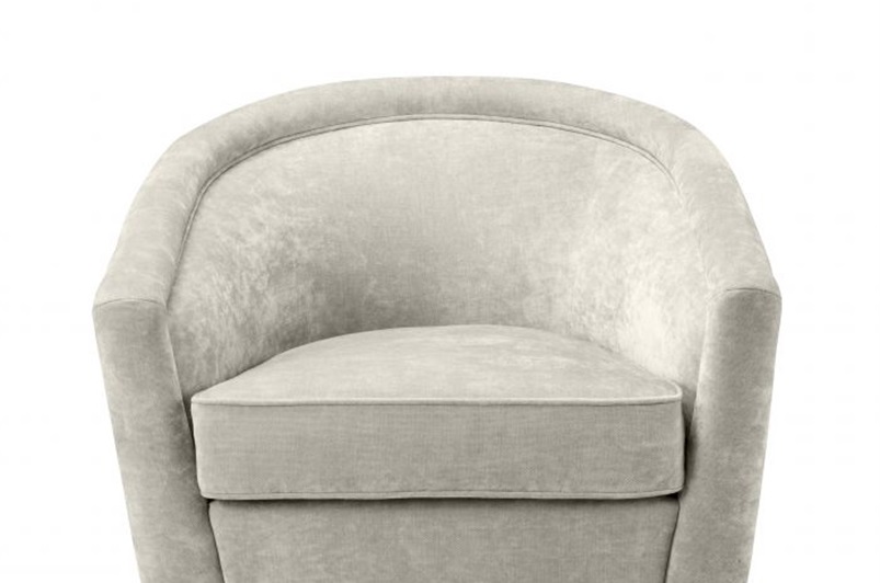 Swivel Chair Matte Gold