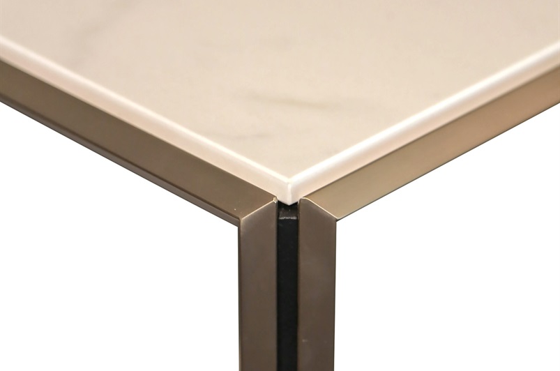 Lata Console Bronze, Glossy Ceramic