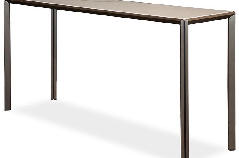 Lata Console Bronze, Glossy Ceramic
