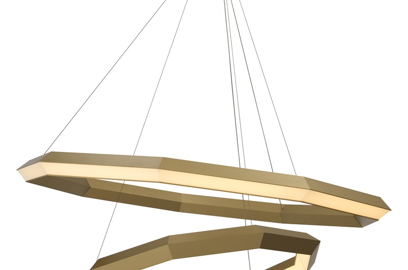 Antique brass finish