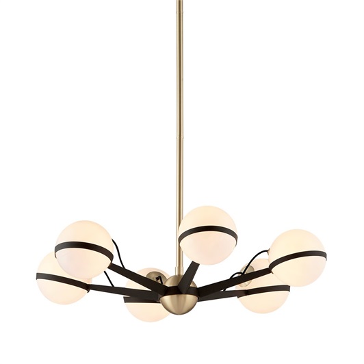 Textured Bronze Brushed Brass & Gloss Opal Glass