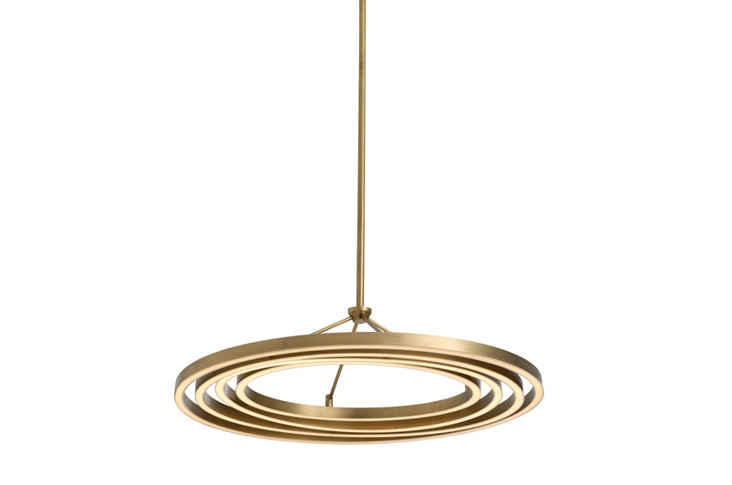 Antique brass finish