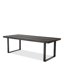Rectangular - Charcoal oak veneer
