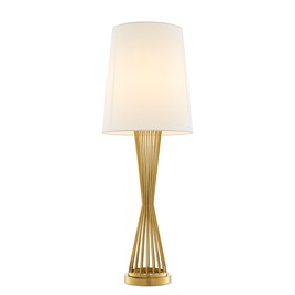 Gold Finish & Off-white shade