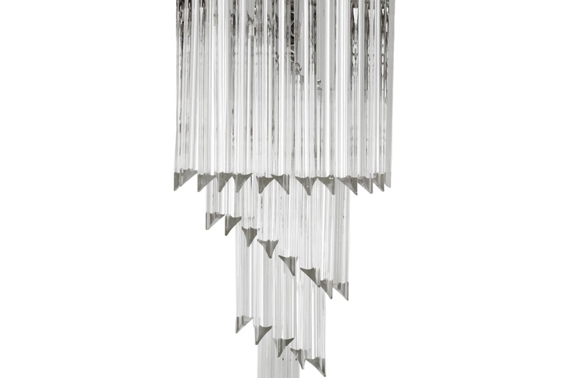  Clear Glass | Nickel Finish