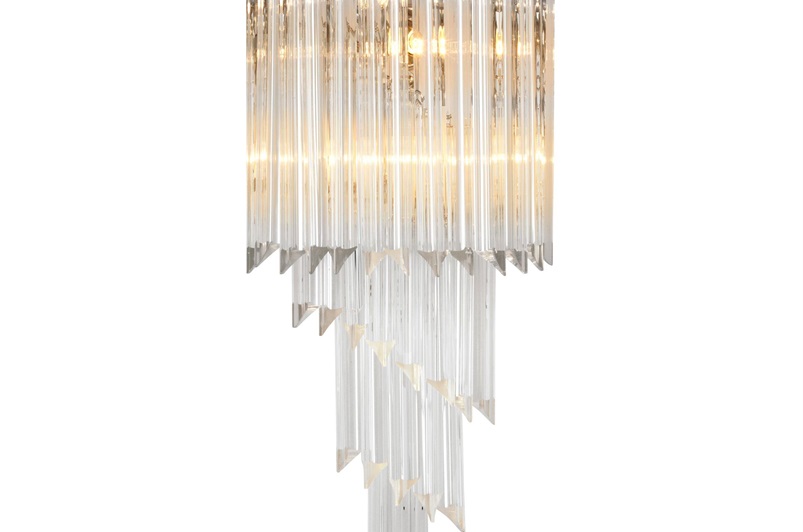  Clear Glass | Nickel Finish