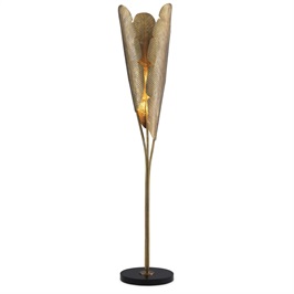 Vintage Brass & Black Granite Base
