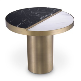 Brushed Brass Finish & Ceramic Top