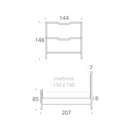 Double bed