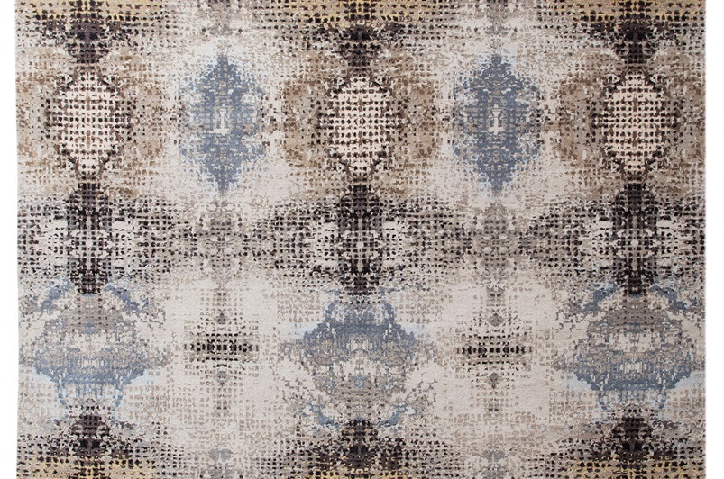 Antique White/Blue Blush
