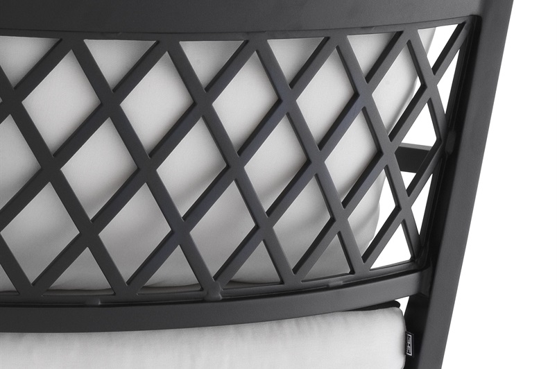 Matte Black finish, Sunbrella canvas