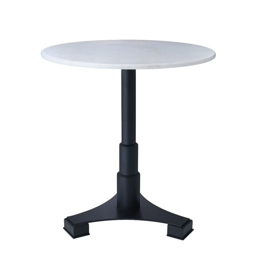 Black finish | white marble