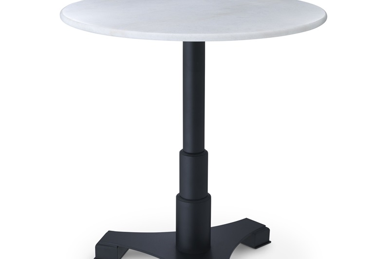 Black finish | white marble