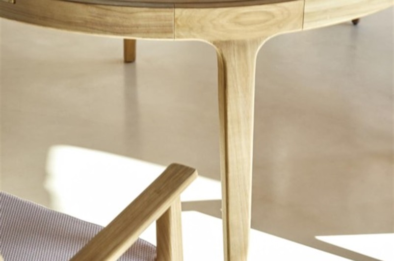 Frame in Teak / Adjustable legs
