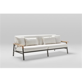 Frame 56 Gunmetal Grey/ Fabric color white 1086