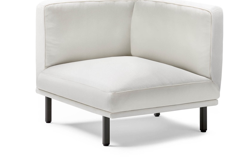 Fabric: G2, White 1086 / Frame Metallic Grey 56