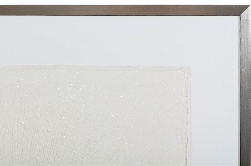Teifi II Wall Art White/Snow Tone, Frame: Antique Silver