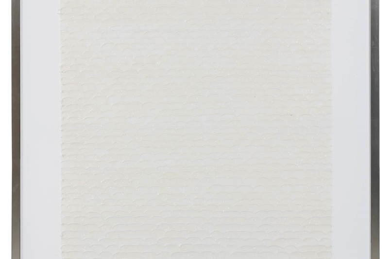 Teifi III Wall Art White/Snow Tone