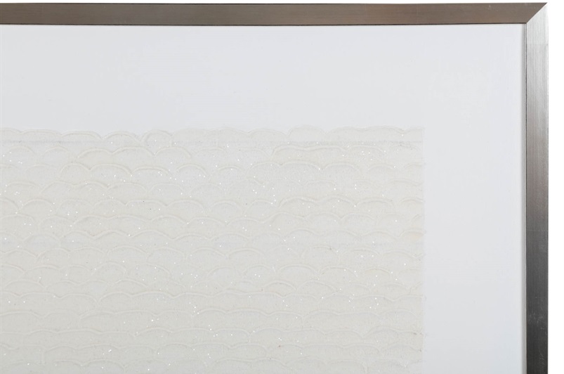 Teifi III Wall Art White/Snow Tone