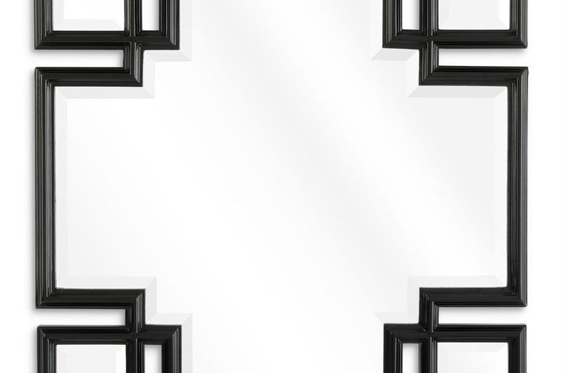 Piano black finish