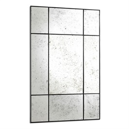 Antique mirror glass
