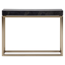 Sahara Noir top, Satin Brass Base