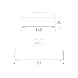 Double Bed Base