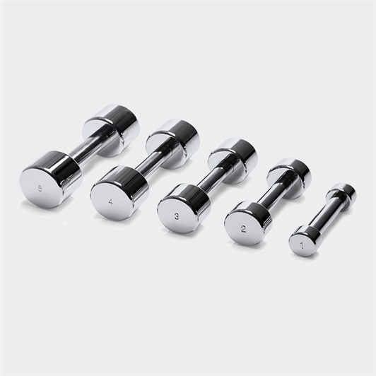 1-10kg pairs, Chrome