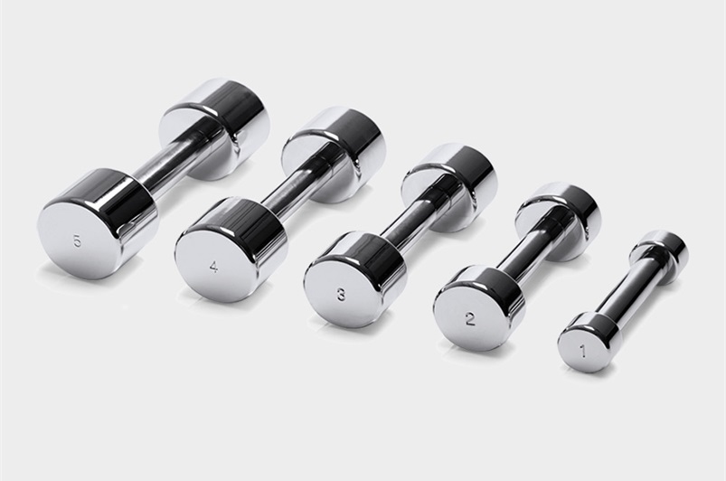 1-10kg pairs, Chrome
