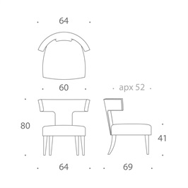 Chair 1, with Studs and Piping