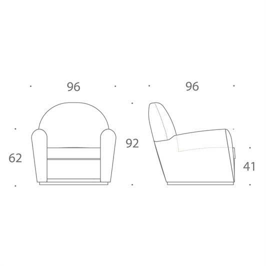 Jack Club Armchair
