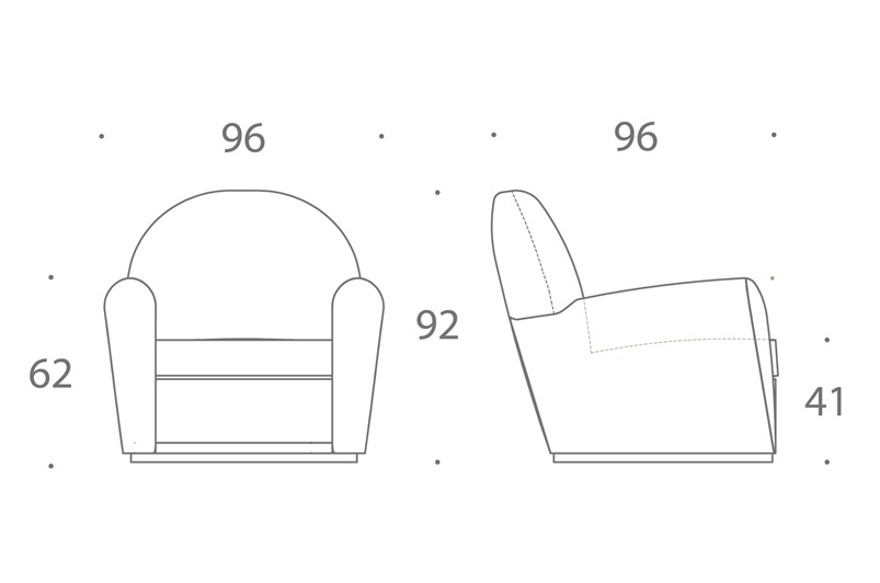 Jack Club Armchair