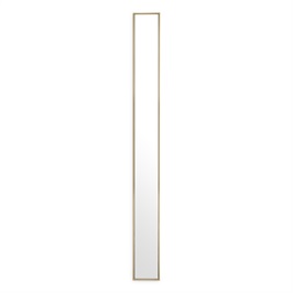 Mirror Redondo brushed brass finish 20 x 200 cm Brushed brass finish