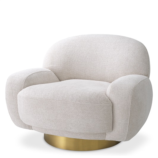 Swivel Chair Udine lyssa off-white