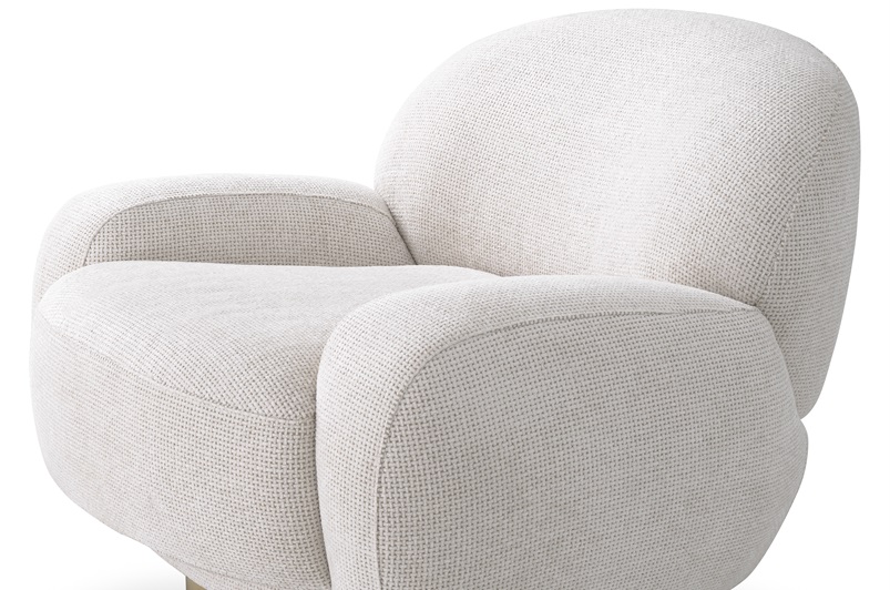 Swivel Chair Udine lyssa off-white