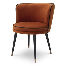 Dining Chair Grenada savona orange velveT