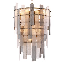 Chandelier Greyson antique brass finish