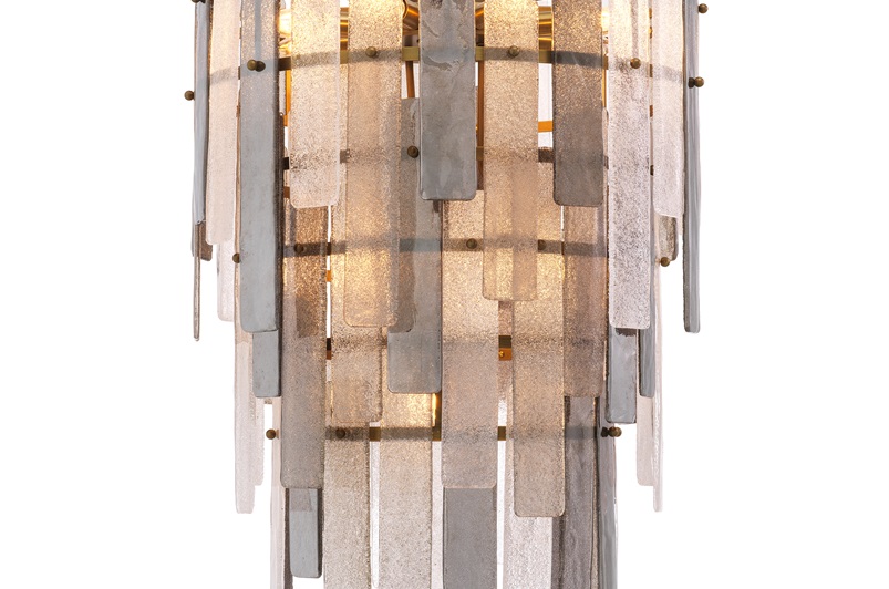 Chandelier Greyson antique brass finish
