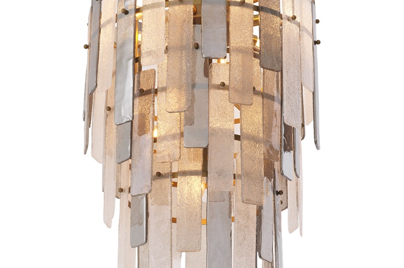 Chandelier Greyson antique brass finish