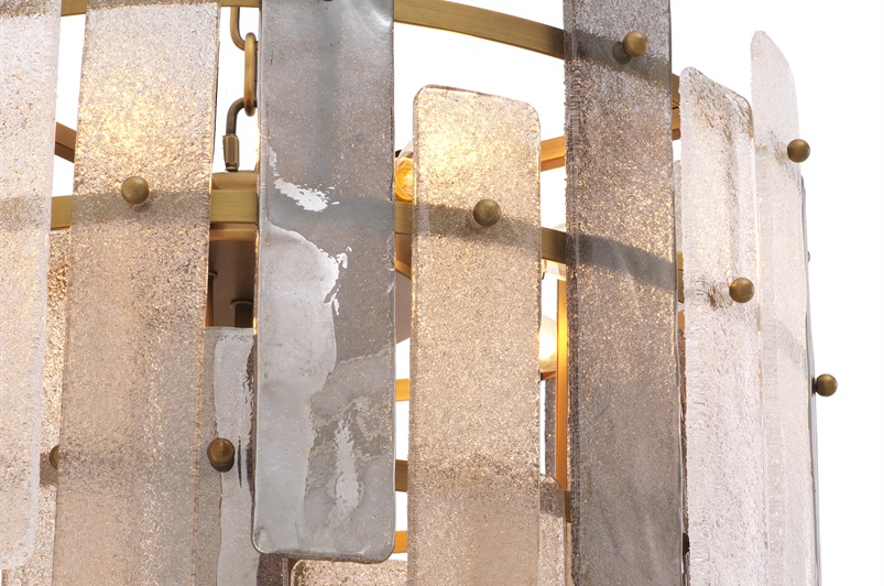 Chandelier Greyson antique brass finish