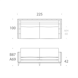 Emery 3 Seater Sofa