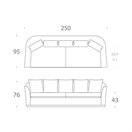 Verity 3.5 Seater Sofa