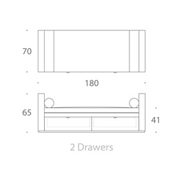 Day Bed 07 With Drawers