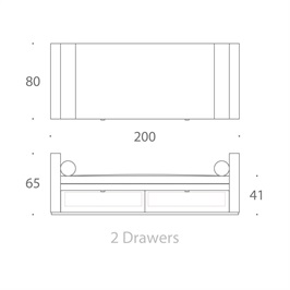 Day Bed 08 With Drawers