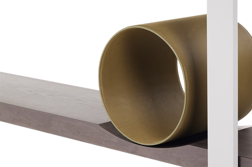 O Bookcase with Cylinders