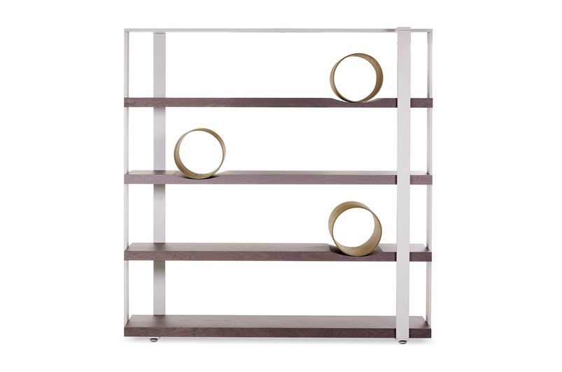 O Bookcase with Cylinders
