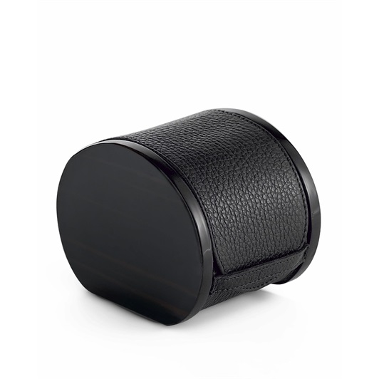 Ebony Black Leather