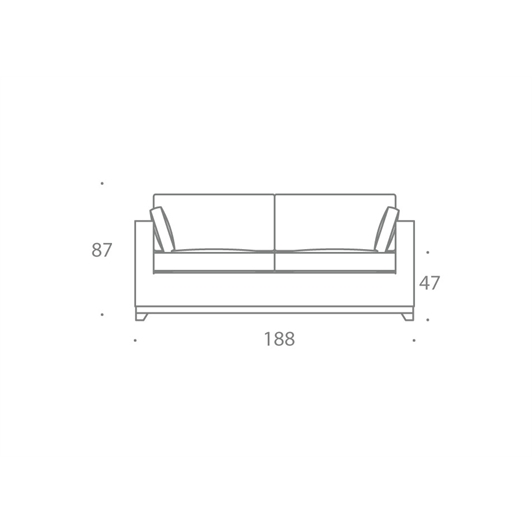 2.5 Seater Sofa Bed