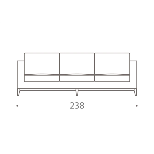 Hockney 3 Seater Sofa