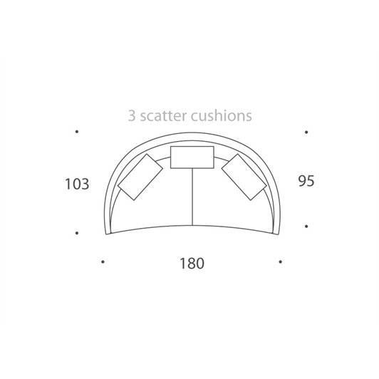 2 seater sofa - large
